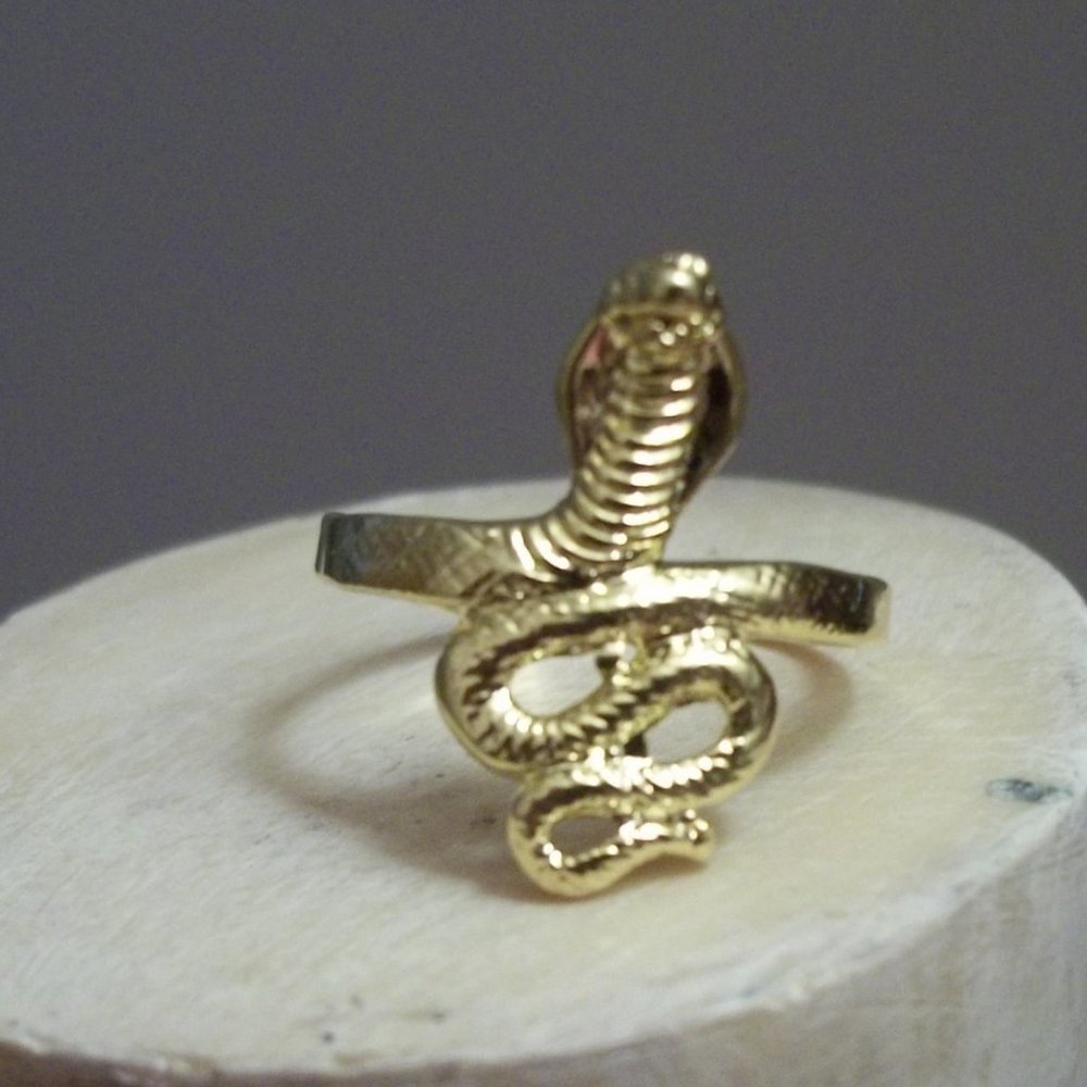 *5/35*  Egyptian Cobra Ring  Size 7.5